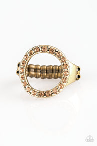 One-Glam Band Brass Ring-ShelleysBling.com-ShelleysPaparazzi.com