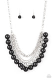 One-Way WALL STREET - Black Necklace