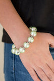 One Woman Show-Stopper Green Bracelet