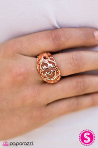 Open Hearts Copper Ring-ShelleysBling.com-ShelleysPaparazzi.com