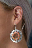 Organically Omega Orange Earrings