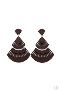 Oriental Oasis - Brown Earrings