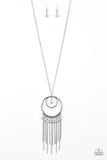 Out of Bounds Shimmer Blue Necklace