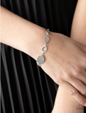 Oval and Out Silver Bracelet