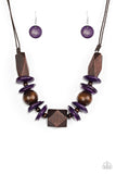 Pacific Paradise Purple Necklace