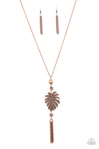 Palm Promenade - Copper Necklace