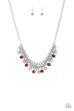 Party Spree Red Necklace