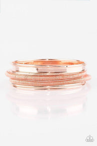Pay a Hefty Shine Shiny Copper Bracelet-ShelleysBling.com-ShelleysPaparazzi.com