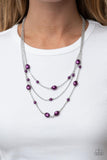 Pearlicious Pop - Purple Necklace