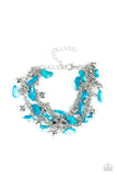 Pebble Pioneer Blue Necklace and Bracelet Set