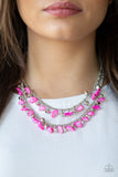 Pebble Pioneer Pink Necklace