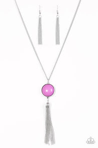 Pep In Your Step Purple Necklace-ShelleysBling.com-ShelleysPaparazzi.com