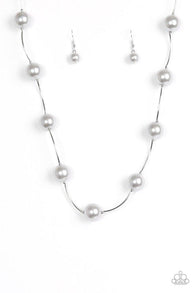 Perfectly Polished Silver Necklace-ShelleysBling.com-ShelleysPaparazzi.com