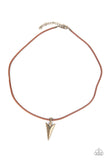 Pharaohs Arrow - Brass Necklace