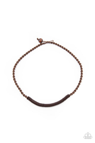 Plainly Primal - Brown Urban Necklace