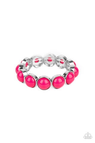 Pop, Drop, and Roll Pink Bracelet
