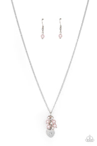 Pop It and LOCKET - Pink Necklace