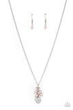 Pop It and LOCKET - Pink Necklace