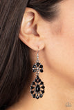 Posh Palooza Black Earrings