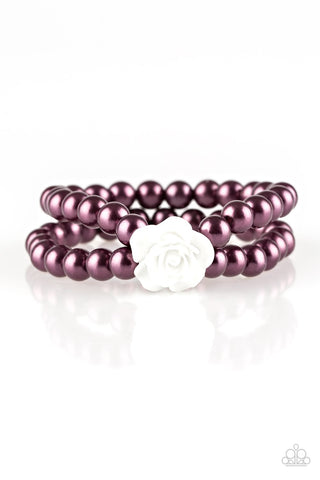 Posh and Posy Purple Bracelet-ShelleysBling.com-ShelleysPaparazzi.com