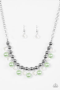 Power Trip Green Necklace-ShelleysBling.com-ShelleysPaparazzi.com