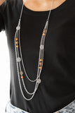 Pretty Pop-tastic! - Orange Necklace