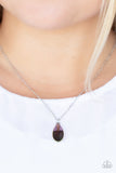 Prismatically Polished - Purple Necklace