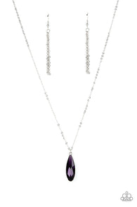 Prismatically Polished - Purple Necklace