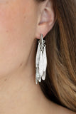 Pursuing The Plumes - Silver Post Earrings