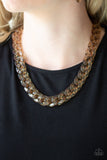 Put It On Ice Brass Necklace-ShelleysBling.com-ShelleysPaparazzi.com