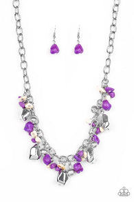 Quarry Trail Purple Necklace