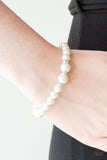 Radiantly Royal - White Bracelet