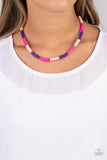 Rainbow Road - Pink Necklace