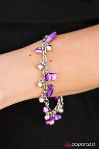 Rainbow Rock Purple Bracelet
