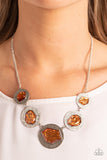 Raw Charisma - Orange Necklace