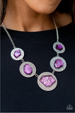 Raw Charisma Purple Necklace