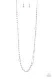 Really Refined - Purple Necklace