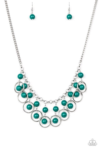 Really Roccoco Green Necklace-ShelleysBling.com-ShelleysPaparazzi.com