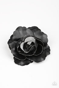 Really Rosy Black Hair Clip-ShelleysBling.com-ShelleysPaparazzi.com