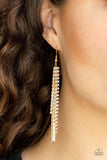 Red Carpet Bombshell Gold Earrings