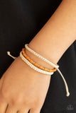 Refreshingly Rural - Orange Bracelet