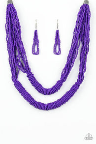 Right As Rainforest Purple Necklace