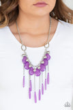 Roaring Riviera Purple Necklace