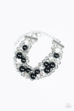 Rockefeller Romance Black Necklace and Bracelet Set-ShelleysBling.com-ShelleysPaparazzi.com