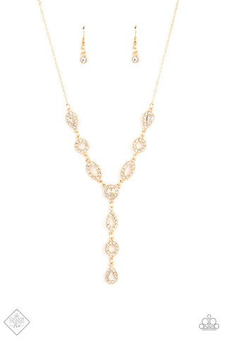 Royal Redux Gold Necklace and Bracelet Set