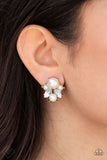 Royal Reverie White Post Earrings