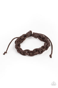 Rugged Adventure - Brown Bracelet