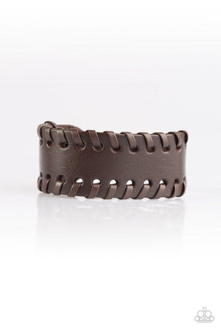 Rugged Roadways Brown Urban Bracelet