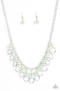 Run the Show Green Necklace-ShelleysBling.com-ShelleysPaparazzi.com