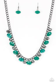 Runway Rebel Green Necklace